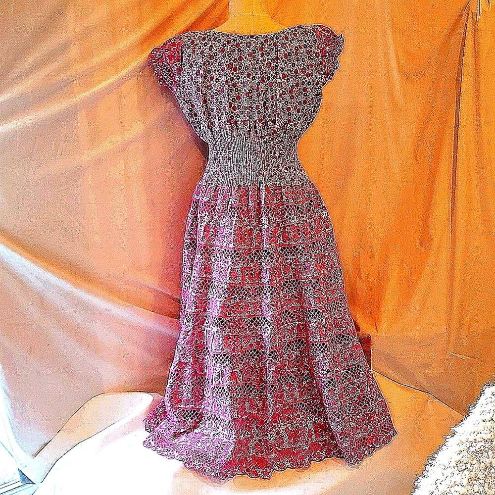 S.R. Fashion 100%Cotton Eyelet 👗 - Picture 2 of 4